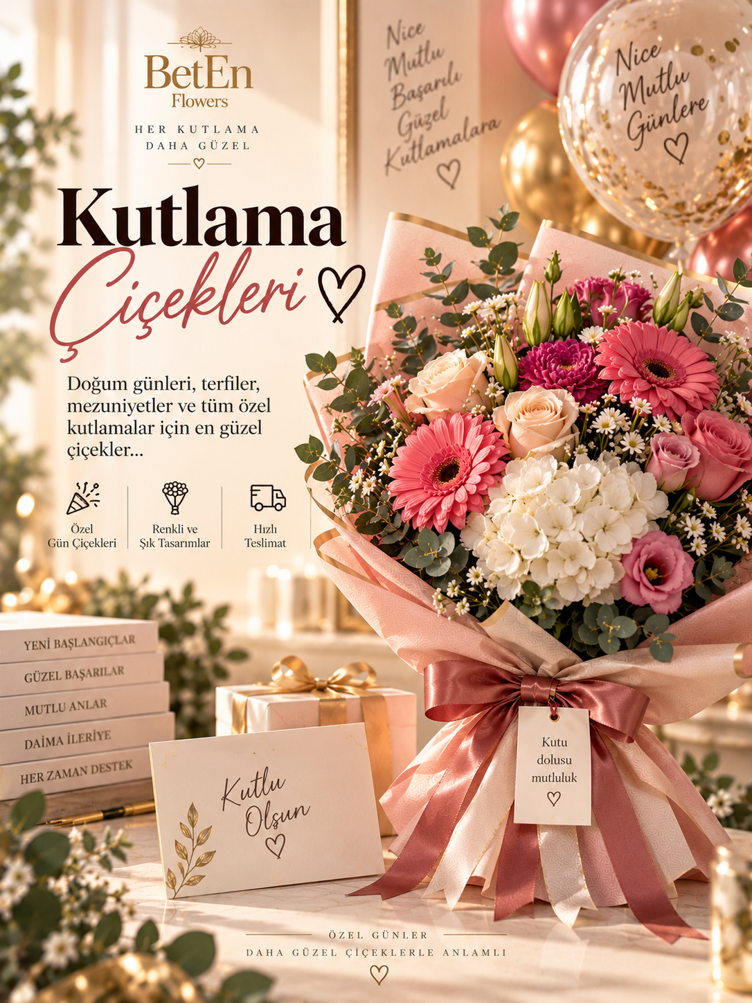 Kutlama Çiçekleri